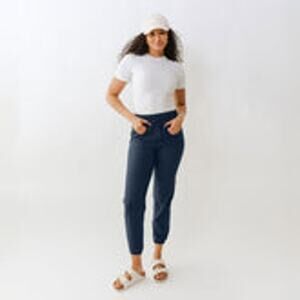Womens Albion Fit Everywhere Joggers Lightweight Gray Slate Steel Blue SMALL $98